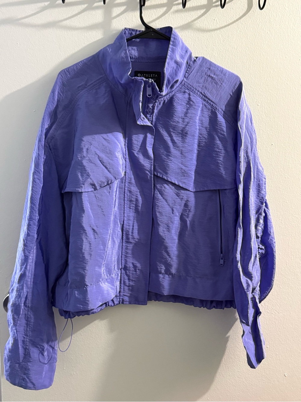 Athleta Lavender Lightweight Utility Jacket